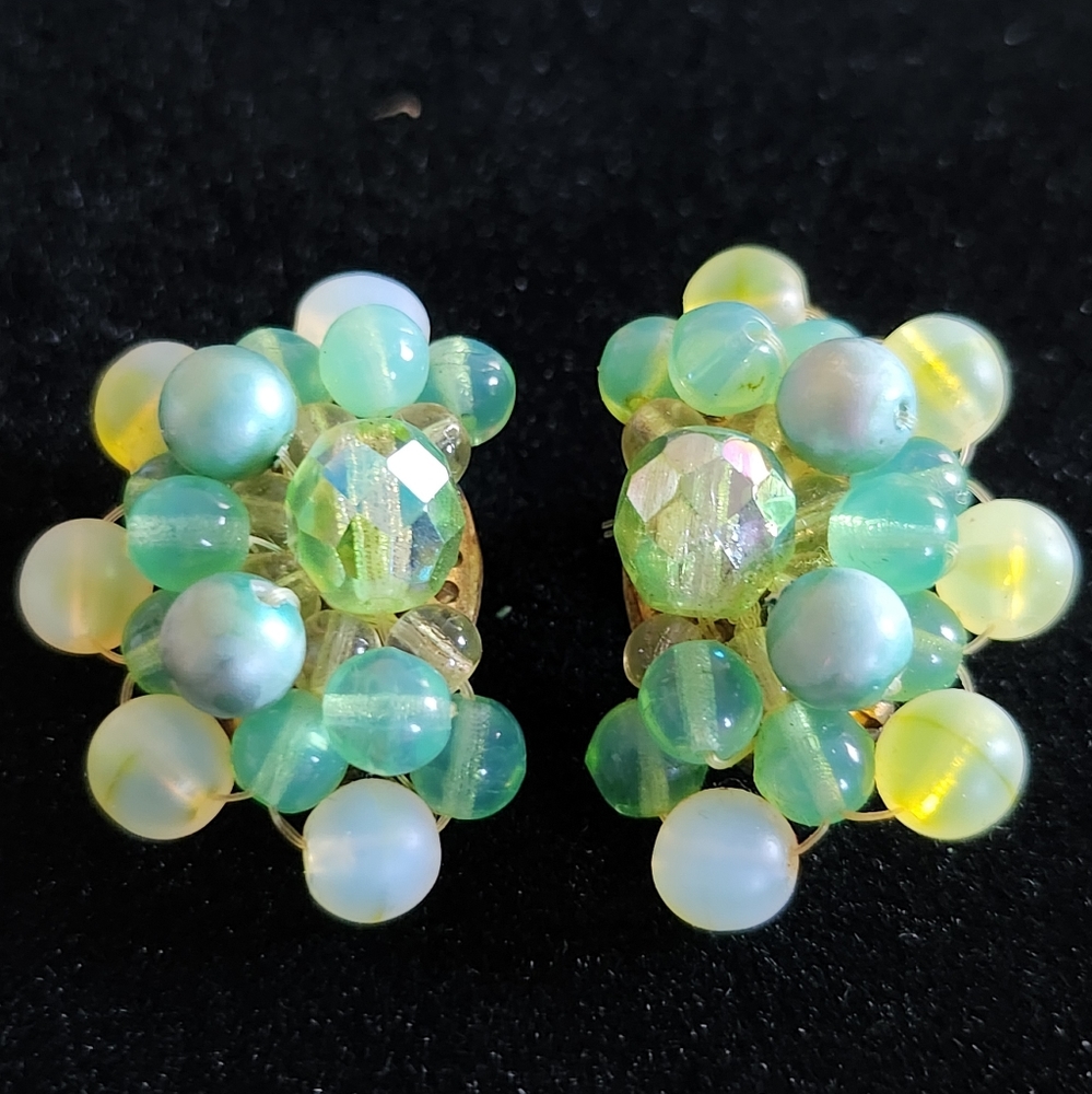 Vintage West Germany Clip on Earrings